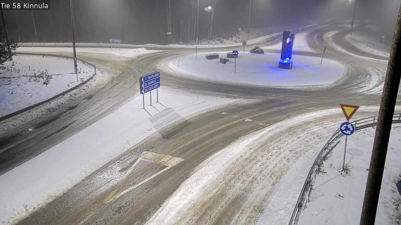 Weather Camera Image Väg 58 Kinnula, Kinnula, Keski-Suomi