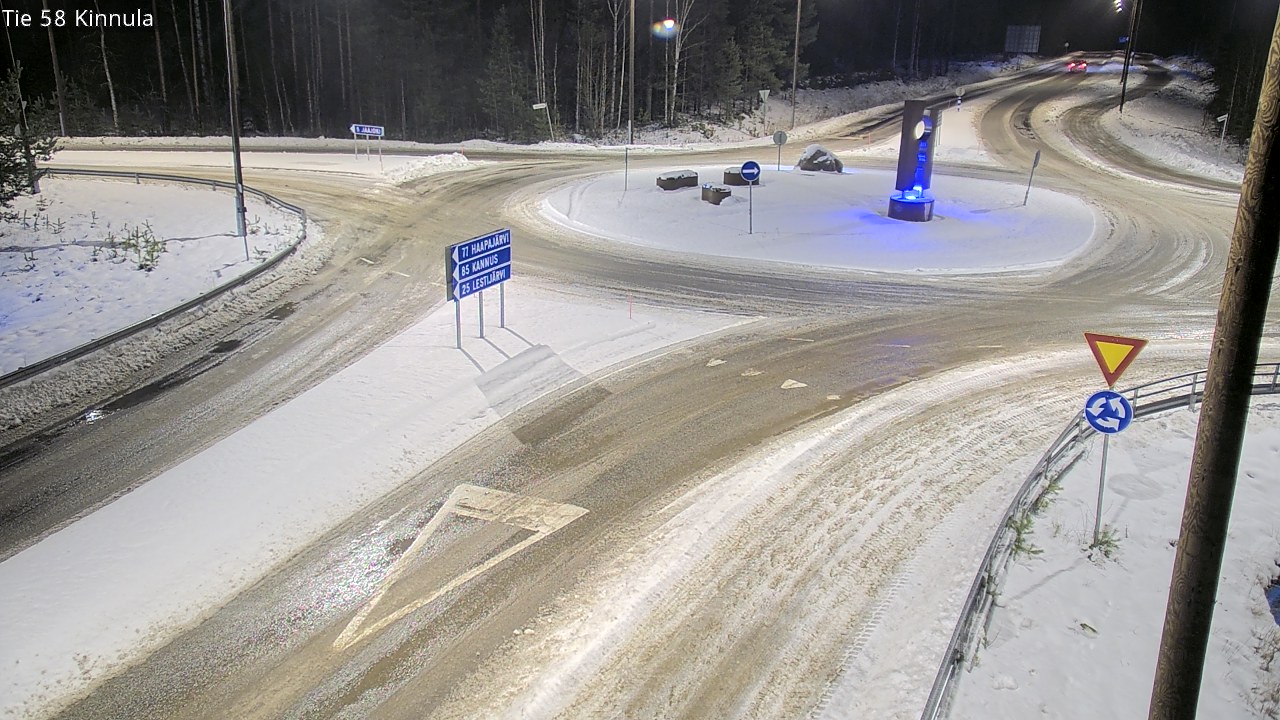 Weather Camera Image Väg 58 Kinnula, Kinnula, Keski-Suomi