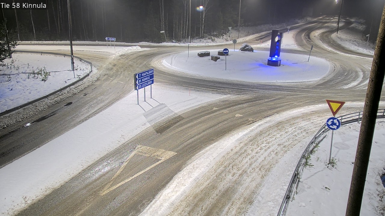 Weather Camera Image Väg 58 Kinnula, Kinnula, Keski-Suomi