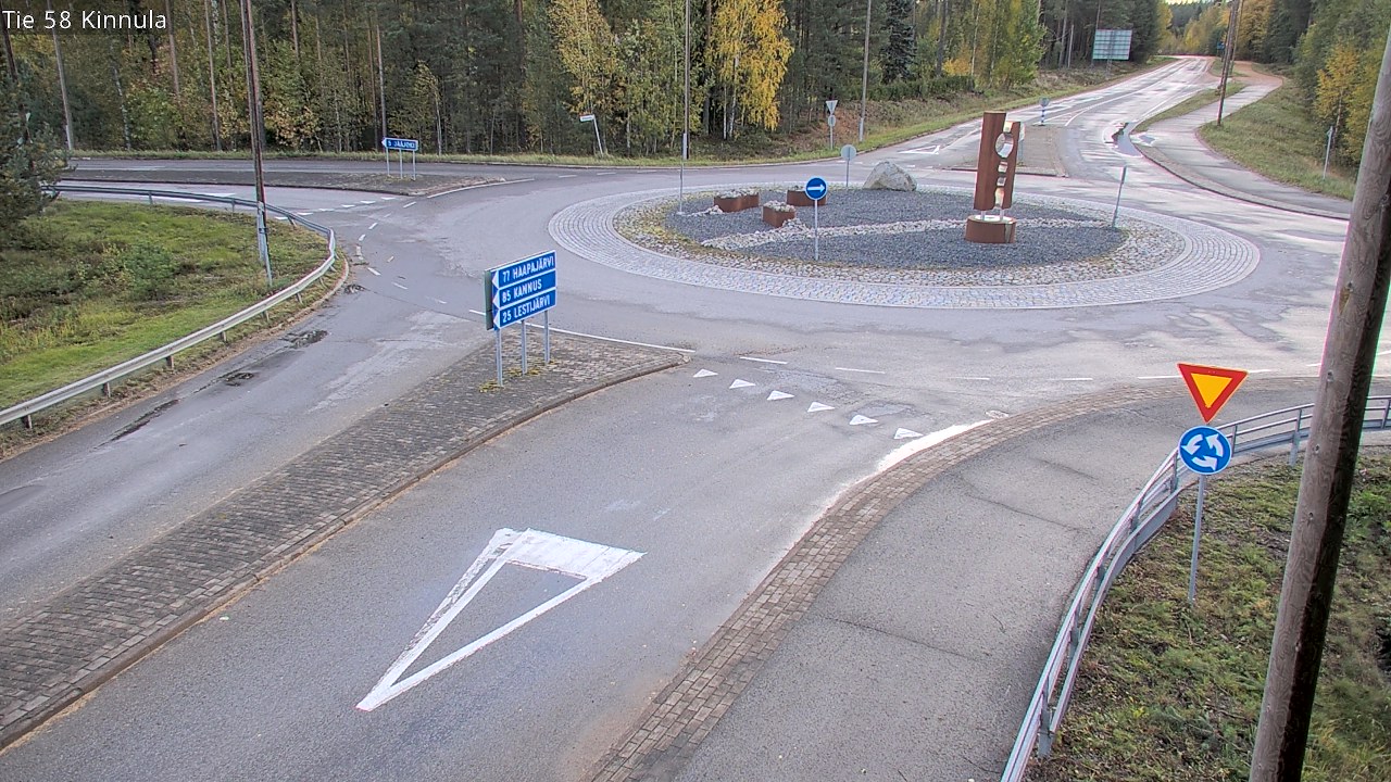 Weather Camera Image Väg 58 Kinnula, Kinnula, Keski-Suomi