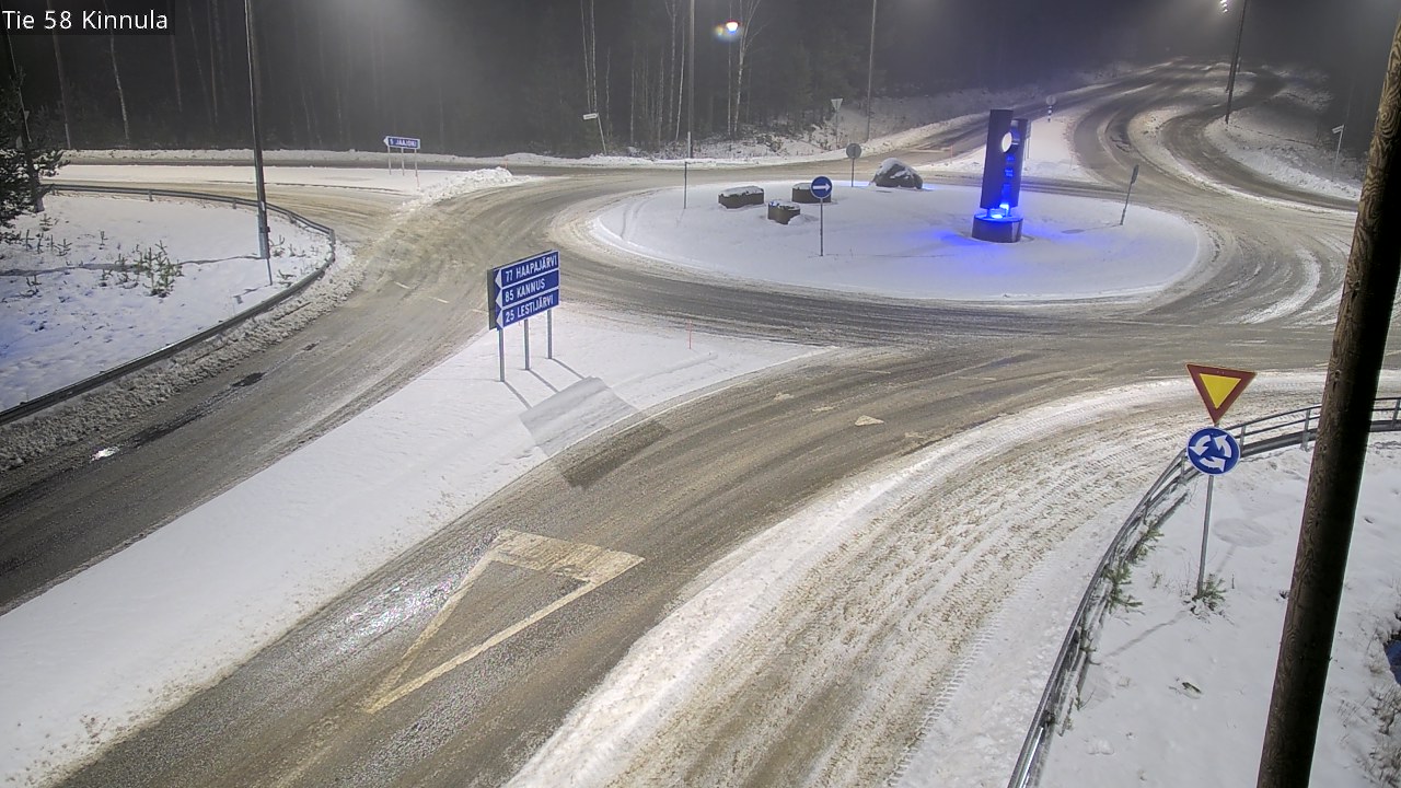 Weather Camera Image Väg 58 Kinnula, Kinnula, Keski-Suomi