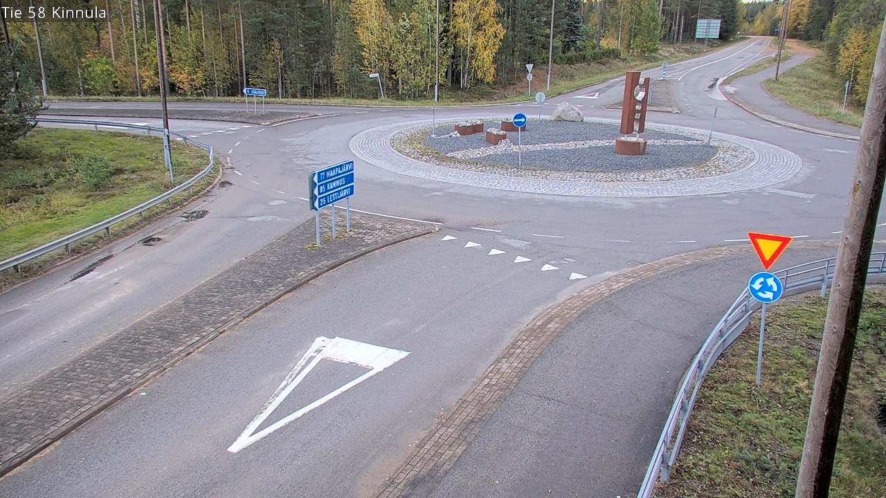 Weather Camera Image Väg 58 Kinnula, Kinnula, Keski-Suomi