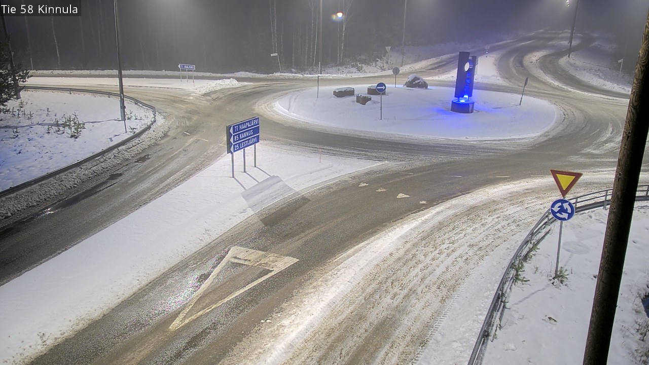 Weather Camera Image Väg 58 Kinnula, Kinnula, Keski-Suomi