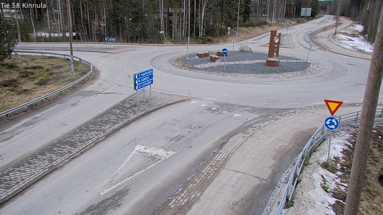 Weather Camera Image Väg 58 Kinnula, Kinnula, Keski-Suomi