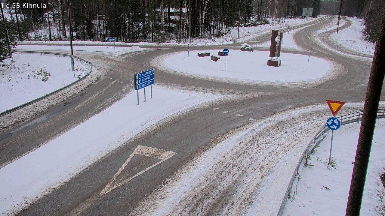 Weather Camera Image Väg 58 Kinnula, Kinnula, Keski-Suomi