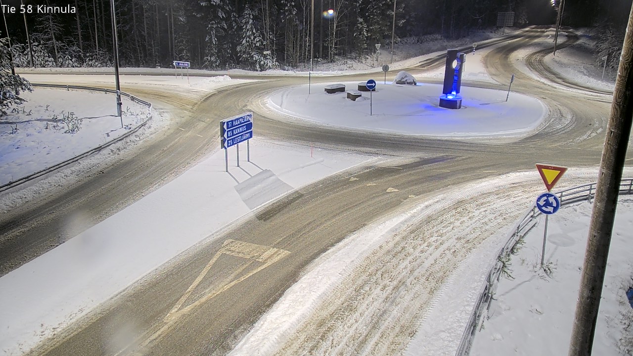 Weather Camera Image Road 58 Kinnula, Kinnula, Keski-Suomi