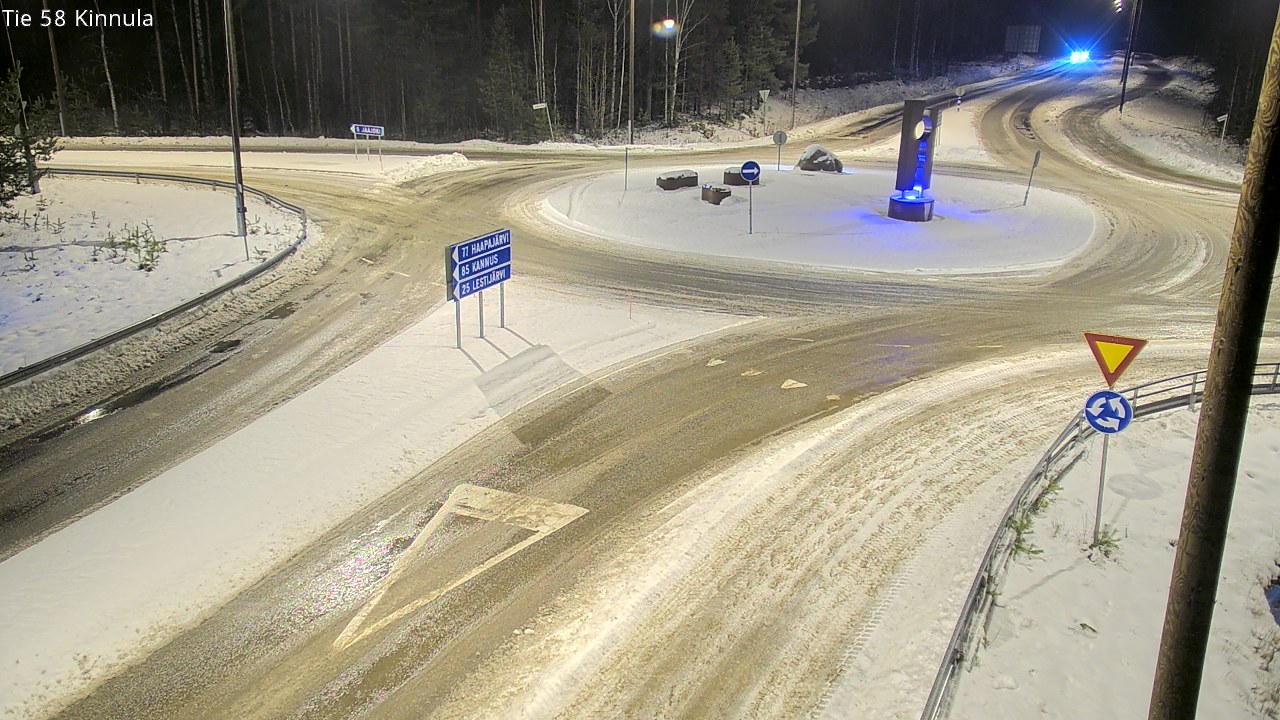 Weather Camera Image Väg 58 Kinnula, Kinnula, Keski-Suomi