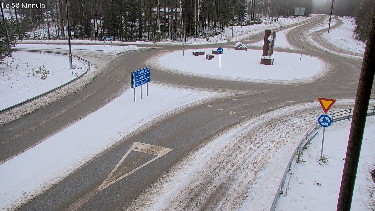 Weather Camera Image Väg 58 Kinnula, Kinnula, Keski-Suomi