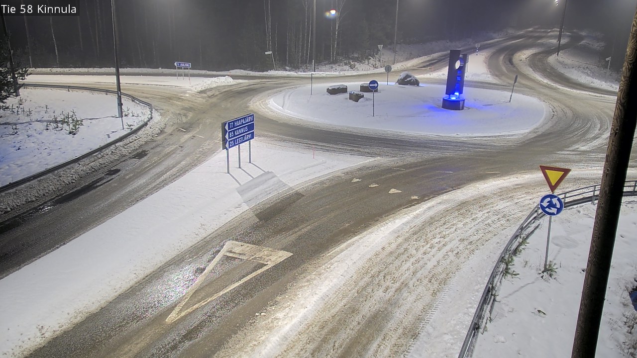 Weather Camera Image Väg 58 Kinnula, Kinnula, Keski-Suomi