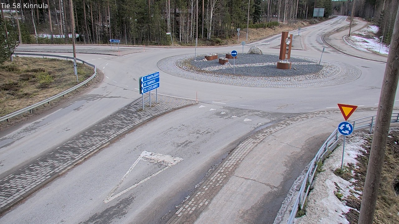 Weather Camera Image Väg 58 Kinnula, Kinnula, Keski-Suomi
