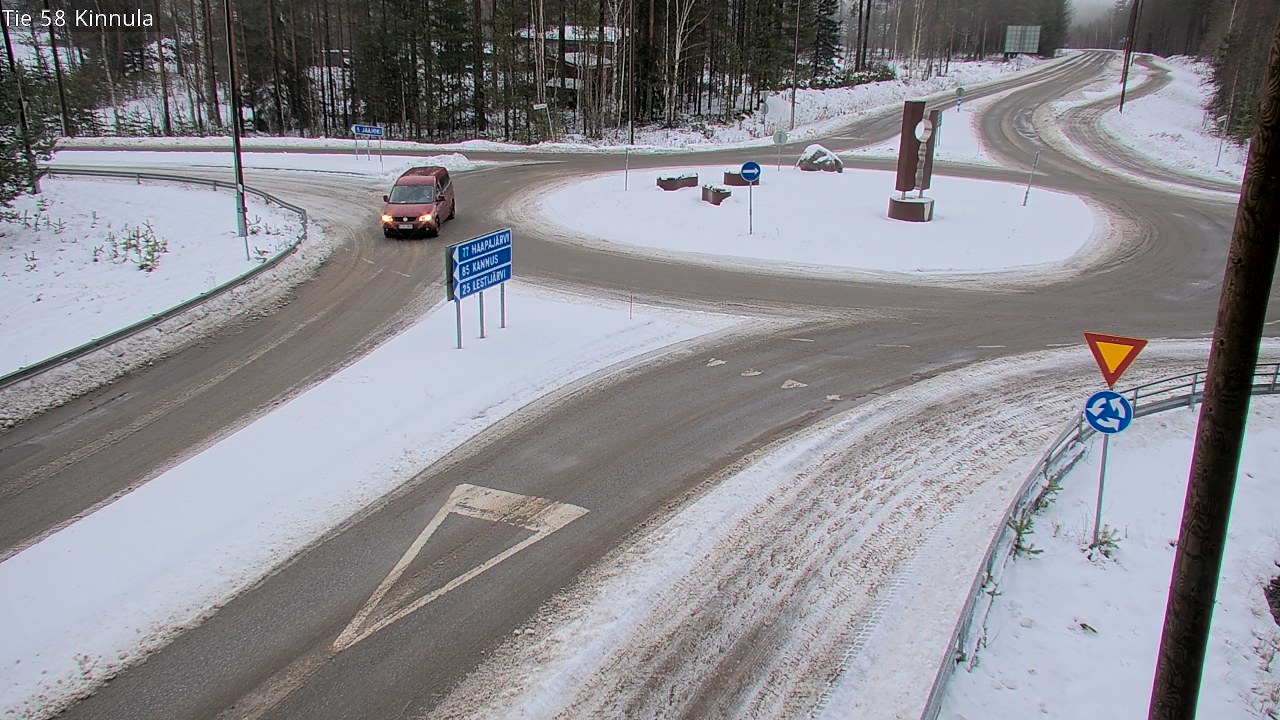 Weather Camera Image Väg 58 Kinnula, Kinnula, Keski-Suomi
