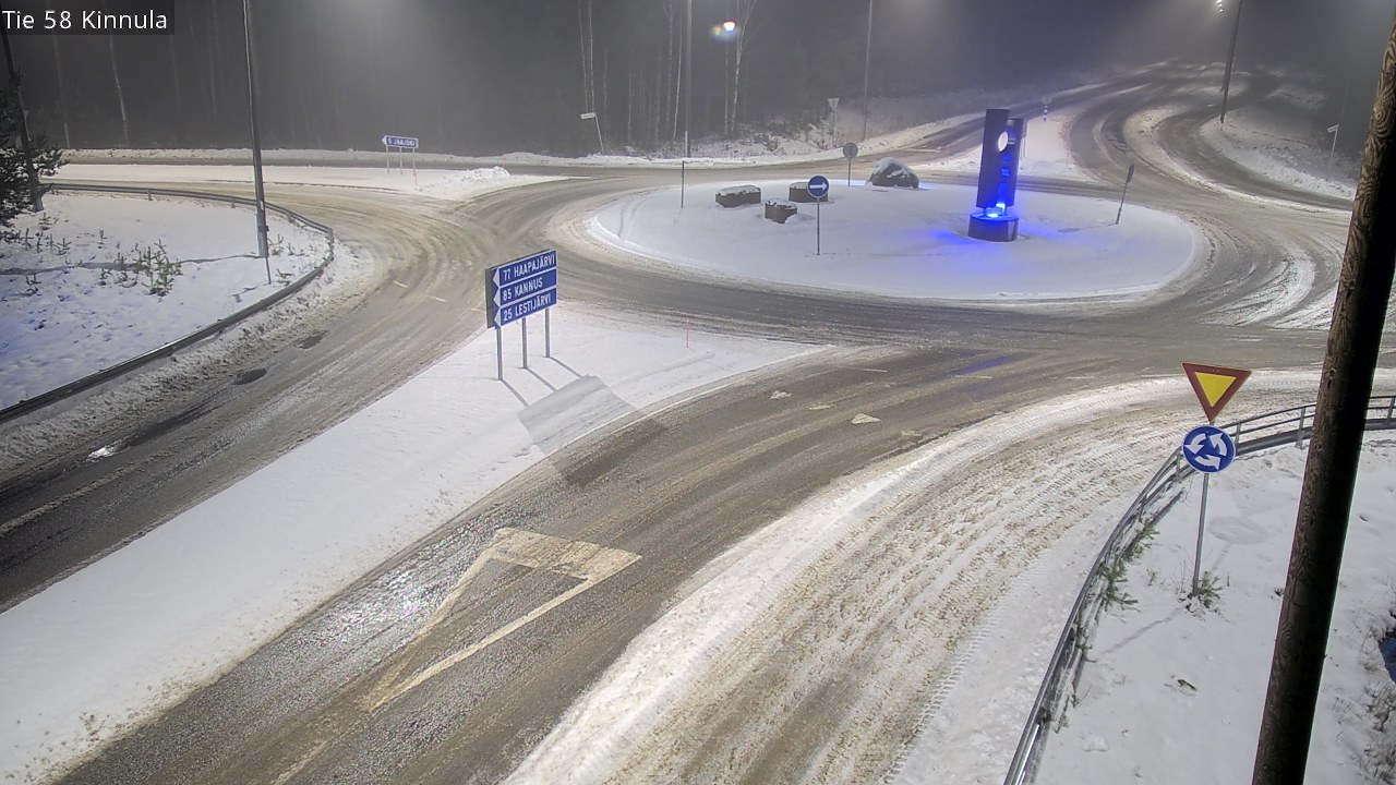 Weather Camera Image Väg 58 Kinnula, Kinnula, Keski-Suomi