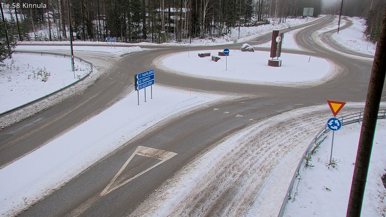 Weather Camera Image Väg 58 Kinnula, Kinnula, Keski-Suomi