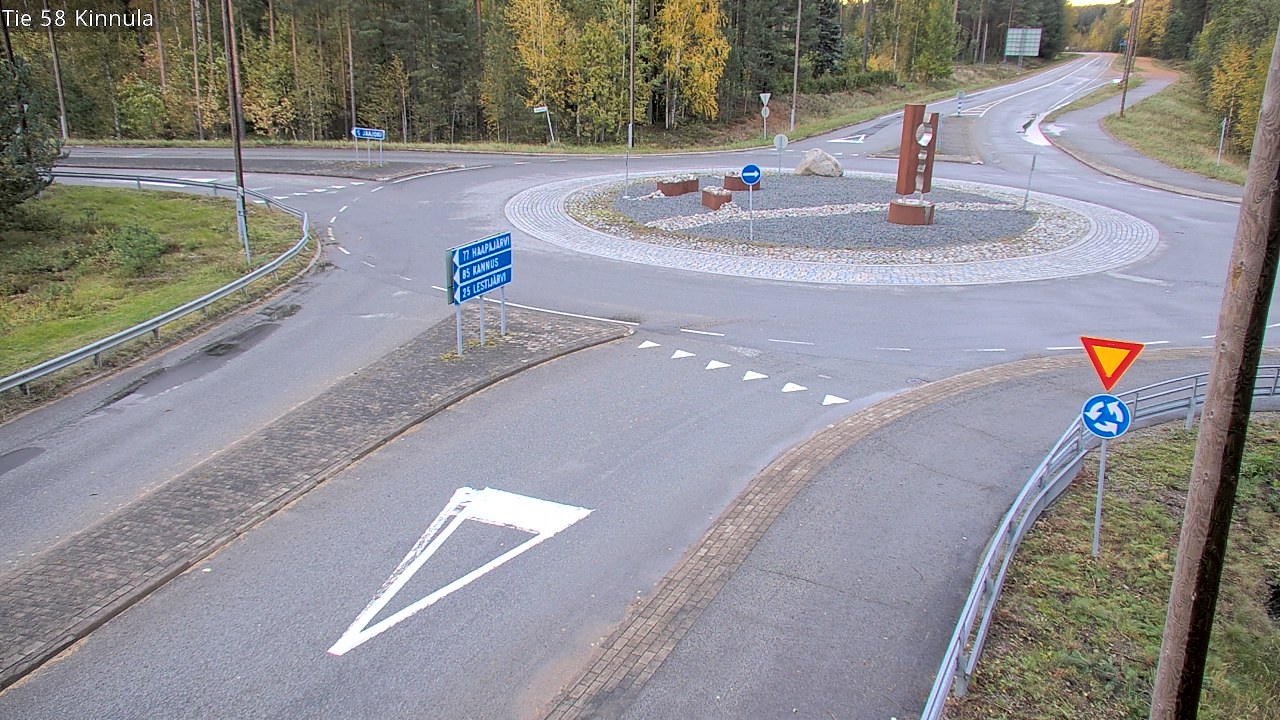 Weather Camera Image Väg 58 Kinnula, Kinnula, Keski-Suomi