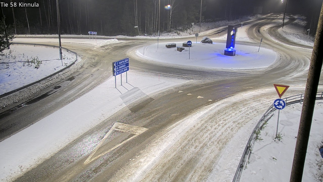 Weather Camera Image Väg 58 Kinnula, Kinnula, Keski-Suomi