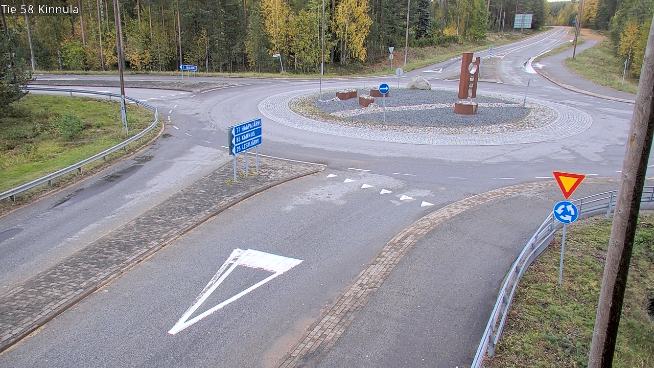 Weather Camera Image Väg 58 Kinnula, Kinnula, Keski-Suomi