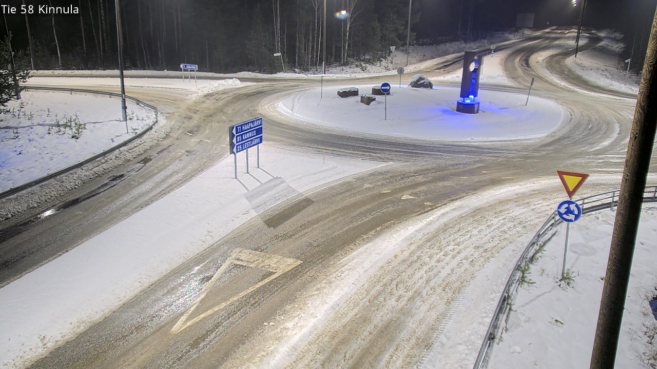 Weather Camera Image Väg 58 Kinnula, Kinnula, Keski-Suomi