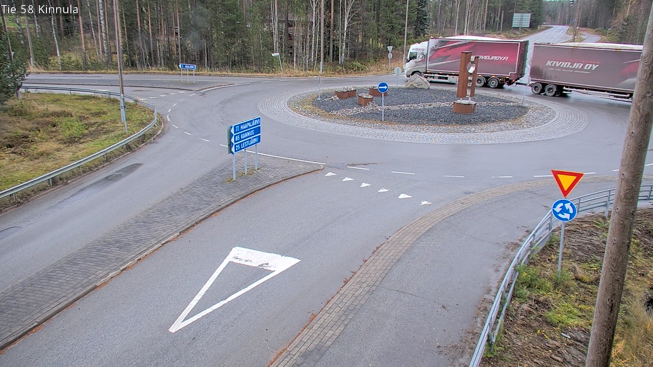 Weather Camera Image Väg 58 Kinnula, Kinnula, Keski-Suomi