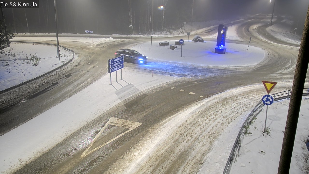 Weather Camera Image Väg 58 Kinnula, Kinnula, Keski-Suomi