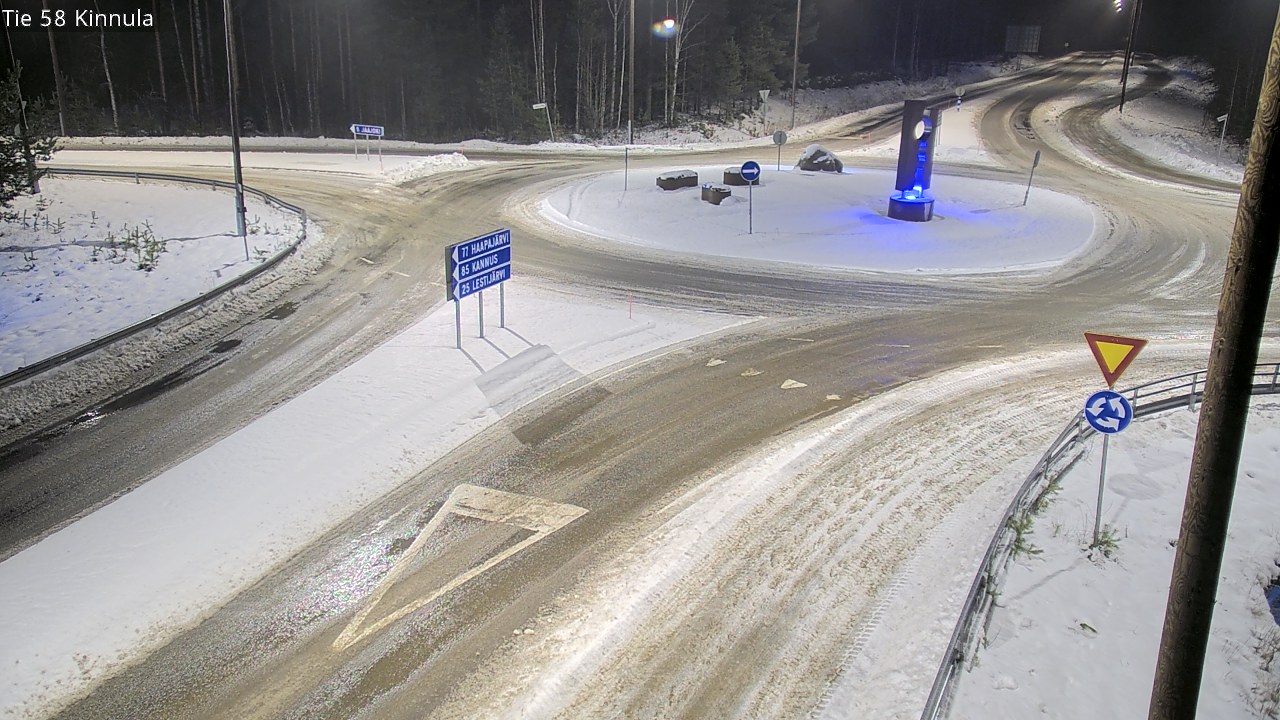 Weather Camera Image Väg 58 Kinnula, Kinnula, Keski-Suomi