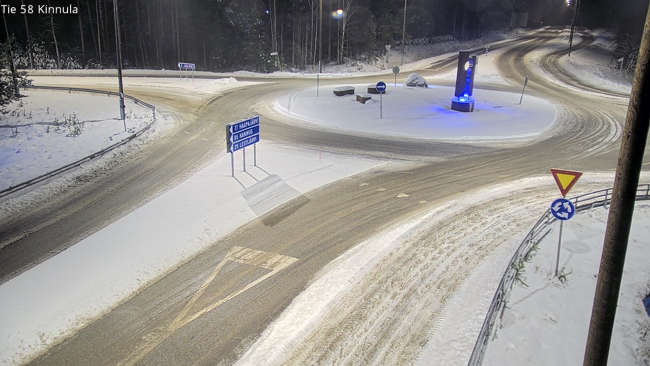 Weather Camera Image Road 58 Kinnula, Kinnula, Keski-Suomi