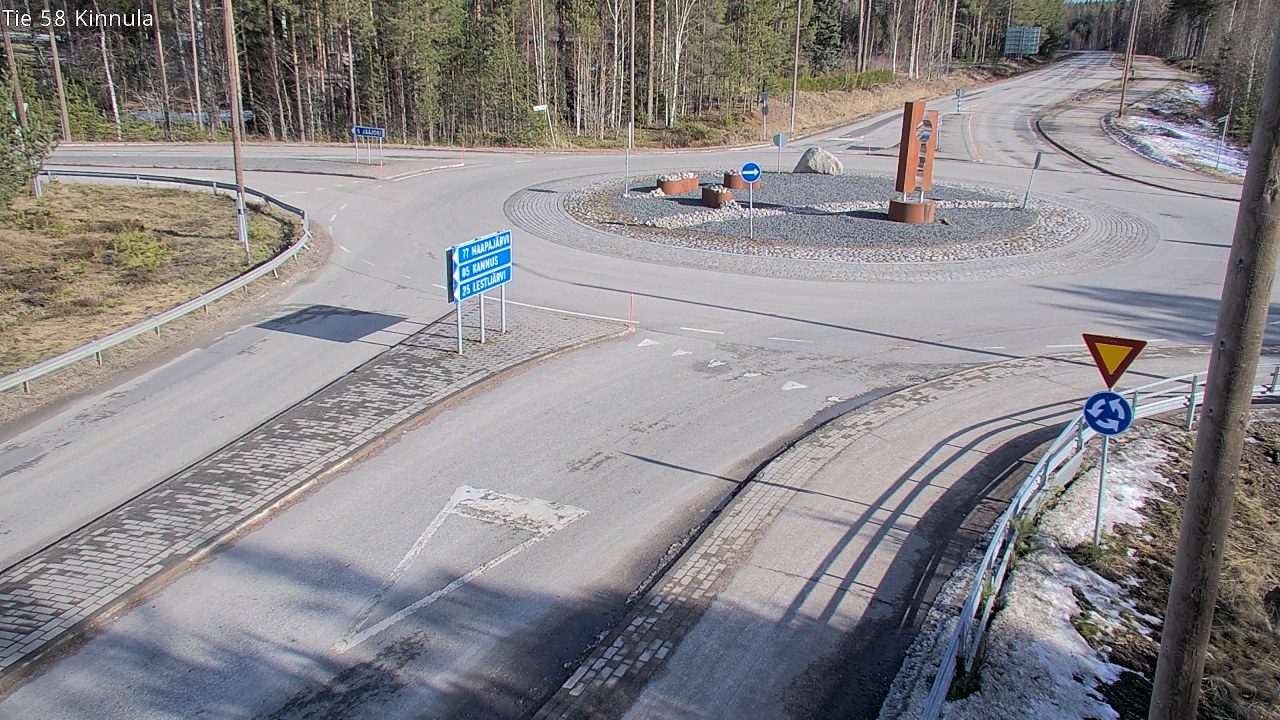 Weather Camera Image Road 58 Kinnula, Kinnula, Keski-Suomi