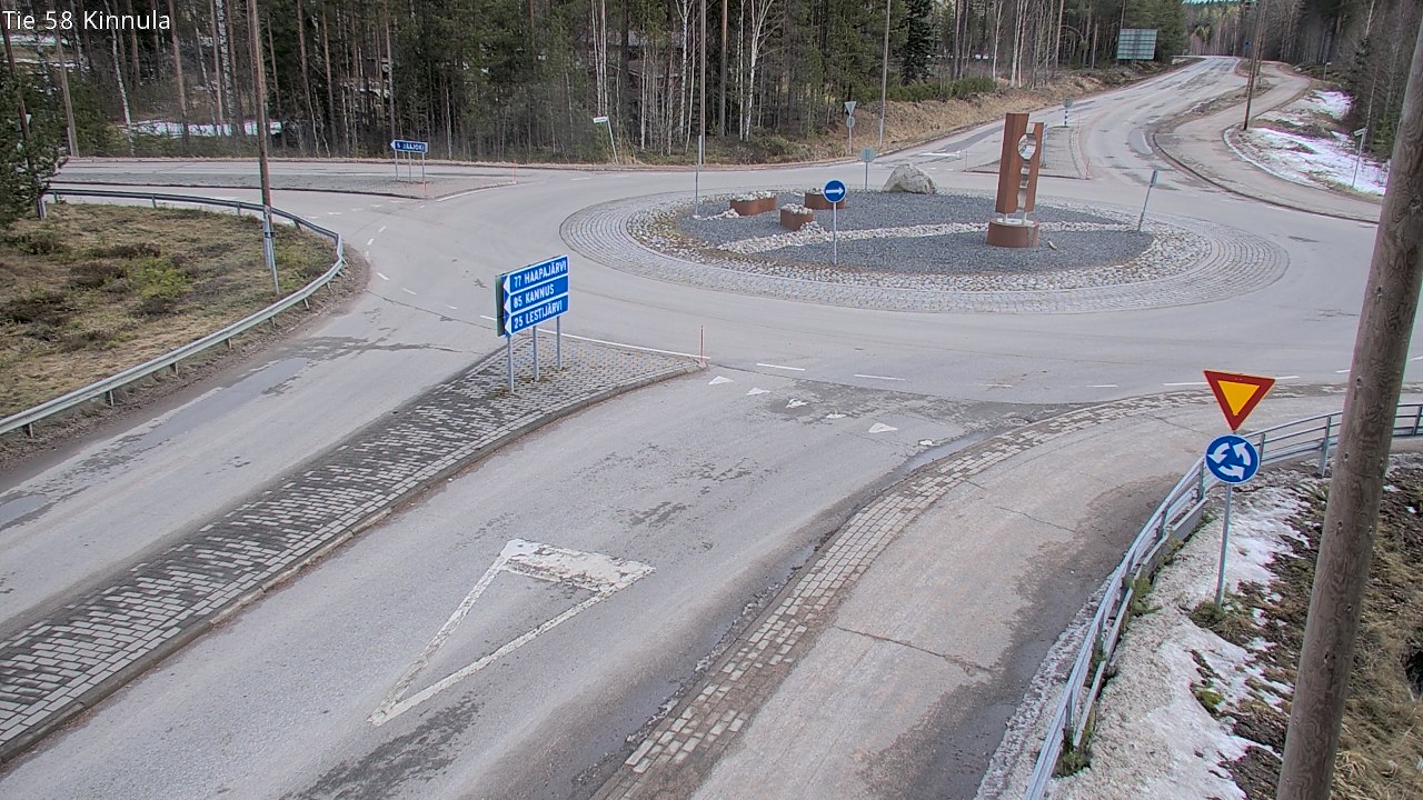 Weather Camera Image Väg 58 Kinnula, Kinnula, Keski-Suomi