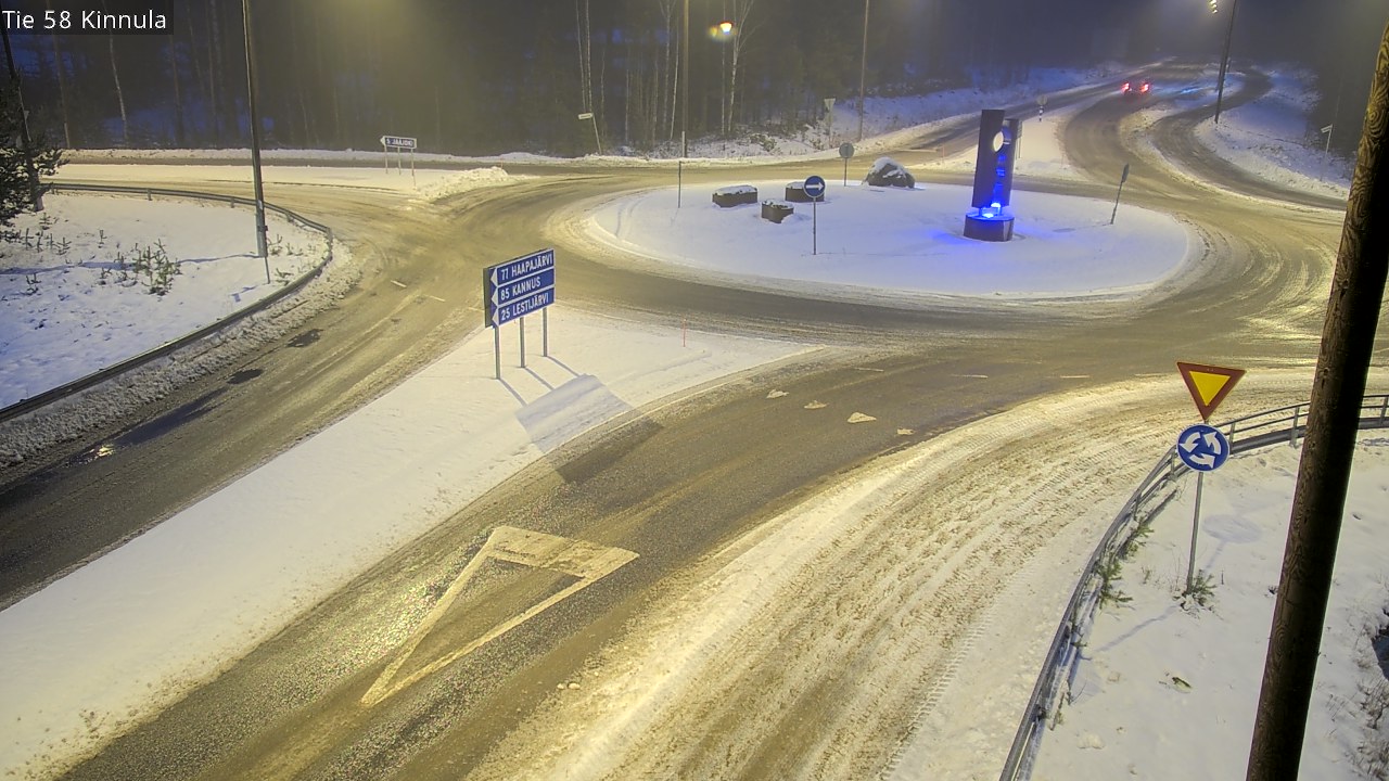 Weather Camera Image Väg 58 Kinnula, Kinnula, Keski-Suomi