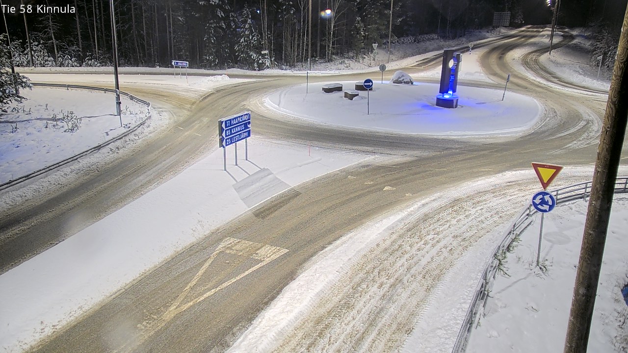 Weather Camera Image Road 58 Kinnula, Kinnula, Keski-Suomi