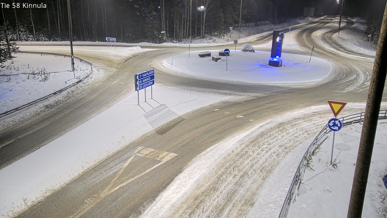 Weather Camera Image Road 58 Kinnula, Kinnula, Keski-Suomi