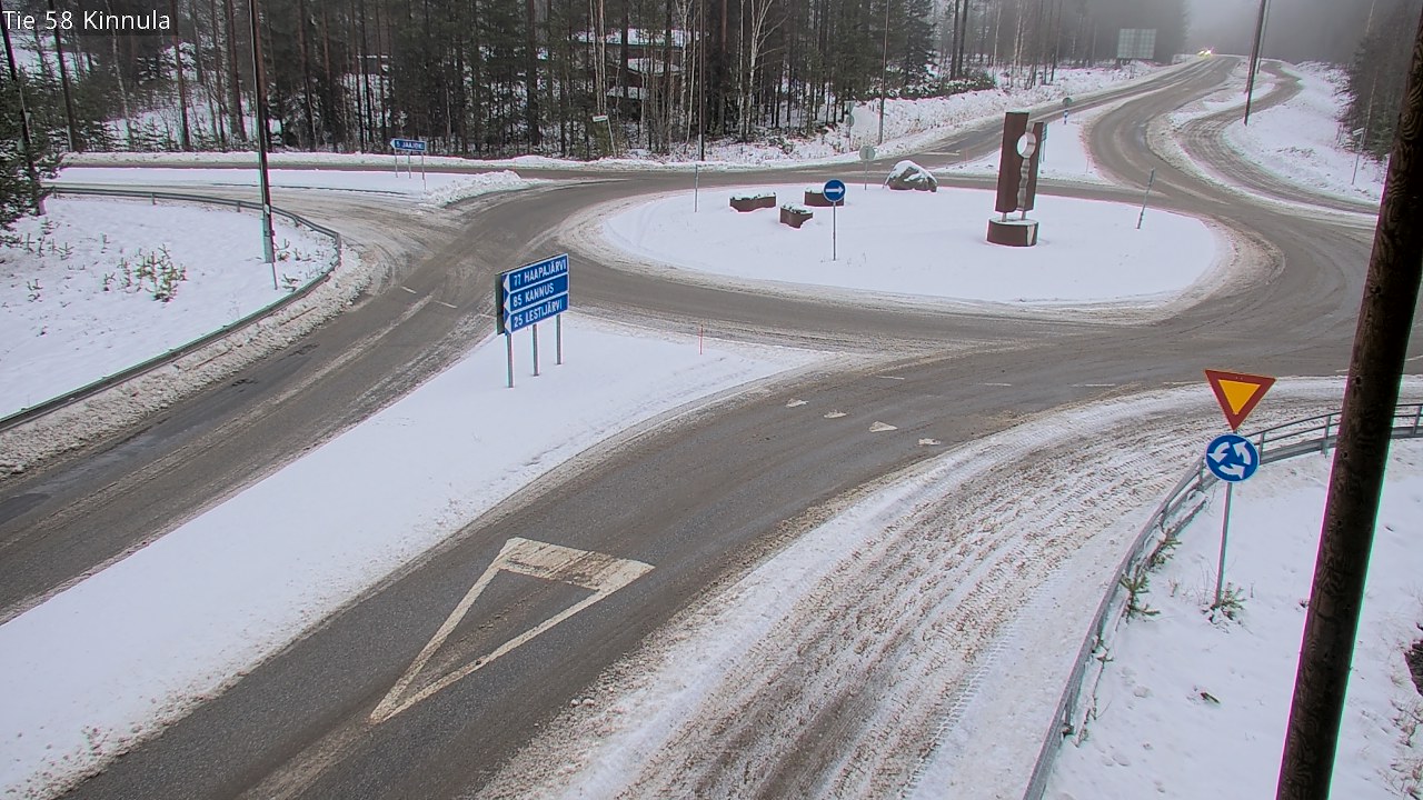 Weather Camera Image Väg 58 Kinnula, Kinnula, Keski-Suomi