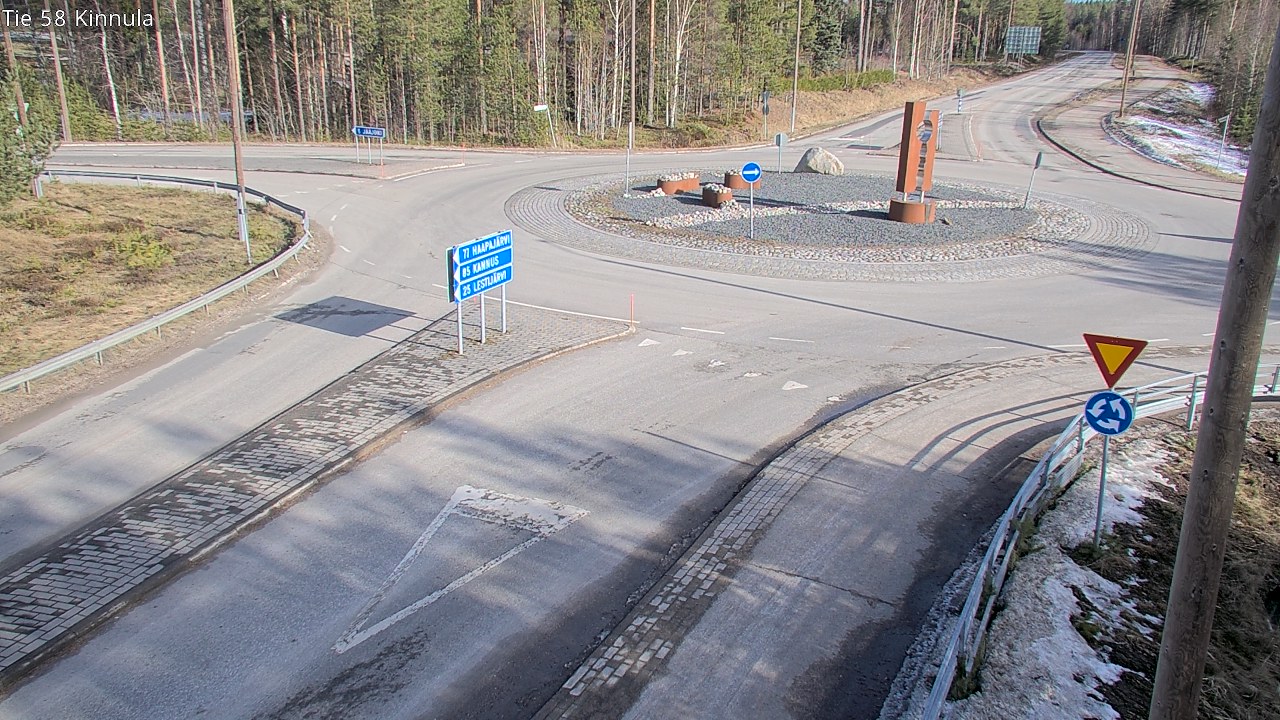 Weather Camera Image Road 58 Kinnula, Kinnula, Keski-Suomi