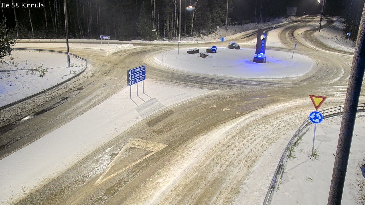 Weather Camera Image Väg 58 Kinnula, Kinnula, Keski-Suomi