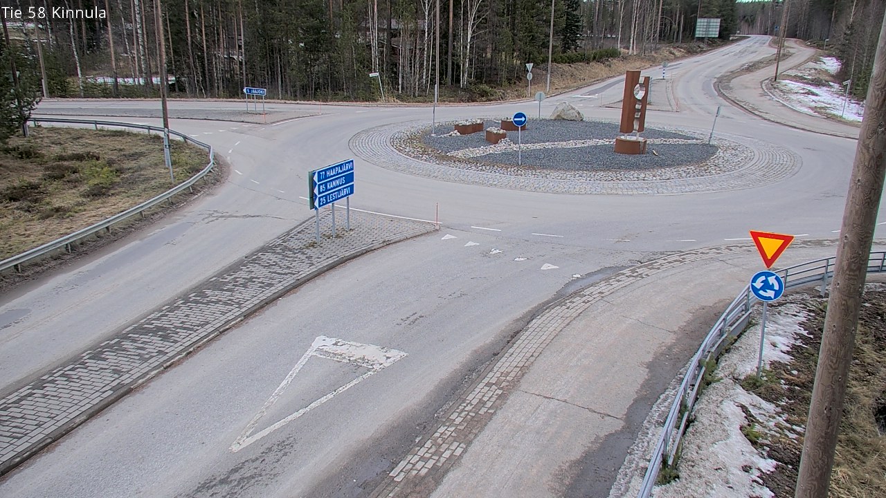 Weather Camera Image Road 58 Kinnula, Kinnula, Keski-Suomi