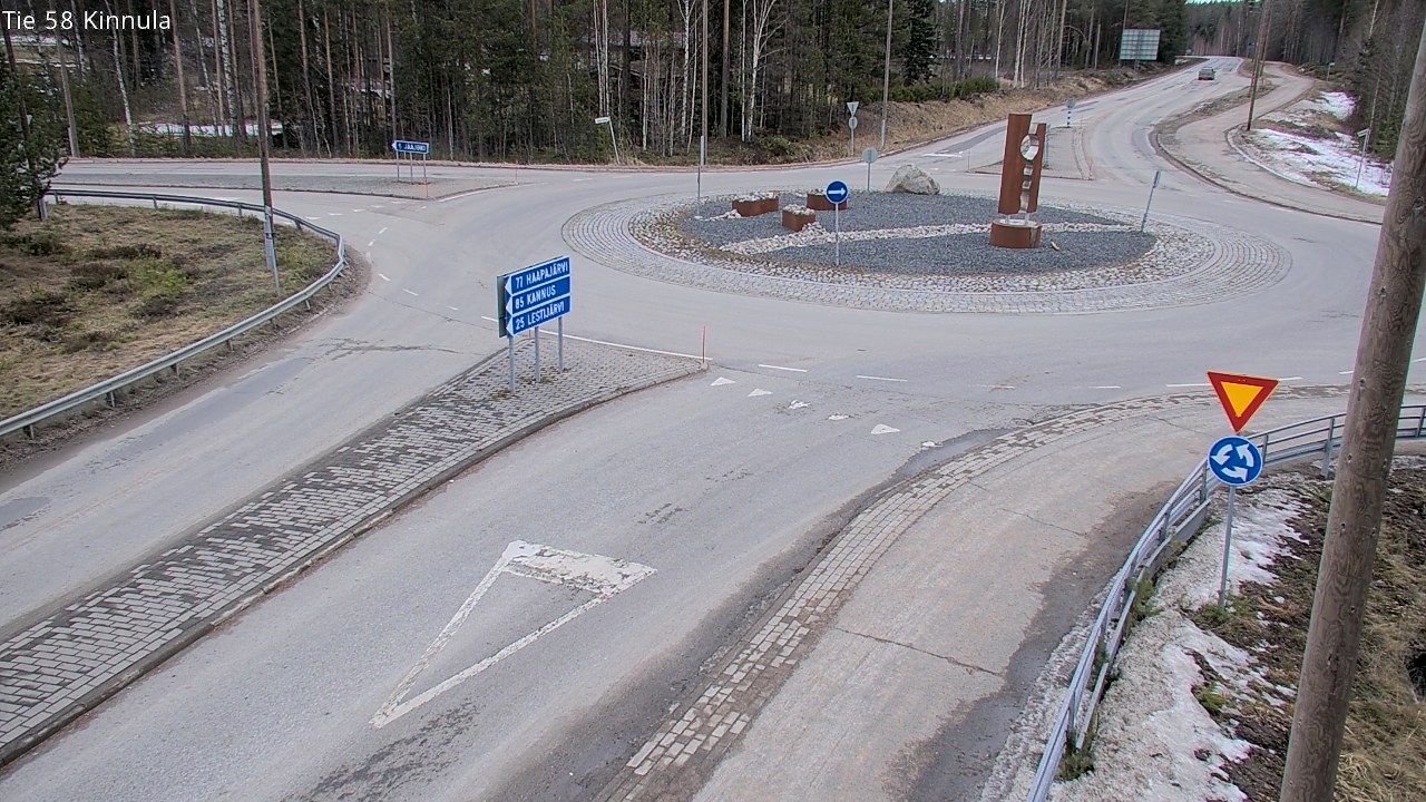 Weather Camera Image Road 58 Kinnula, Kinnula, Keski-Suomi