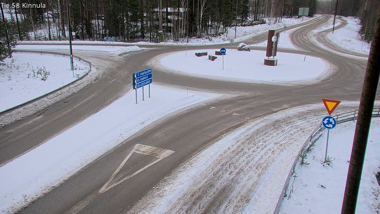 Weather Camera Image Väg 58 Kinnula, Kinnula, Keski-Suomi