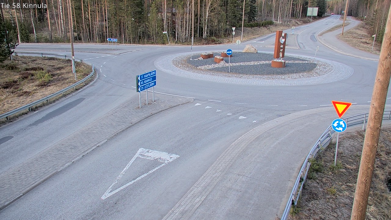 Weather Camera Image Väg 58 Kinnula, Kinnula, Keski-Suomi