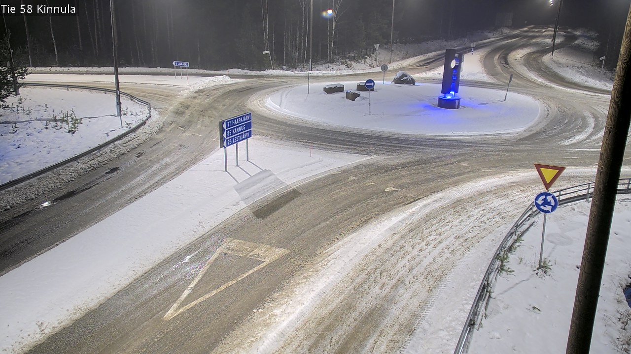 Weather Camera Image Väg 58 Kinnula, Kinnula, Keski-Suomi