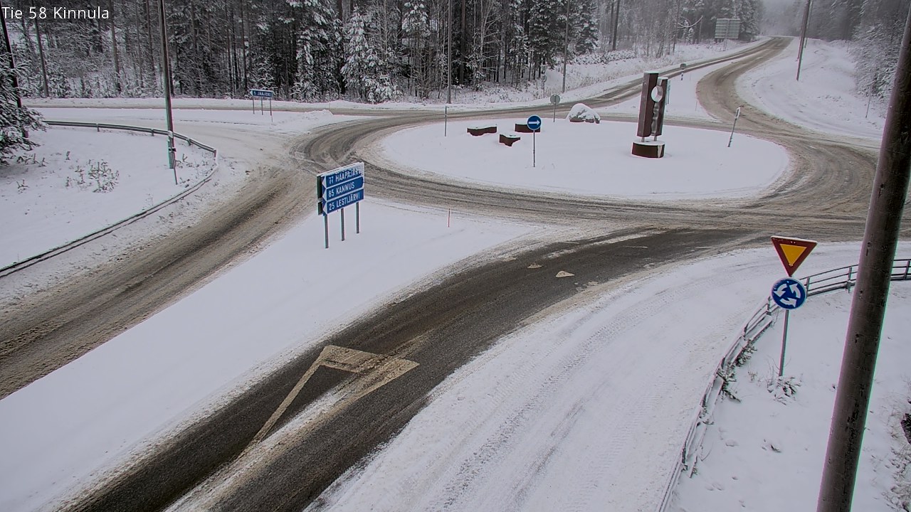 Weather Camera Image Väg 58 Kinnula, Kinnula, Keski-Suomi
