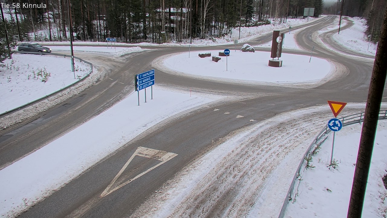 Weather Camera Image Väg 58 Kinnula, Kinnula, Keski-Suomi