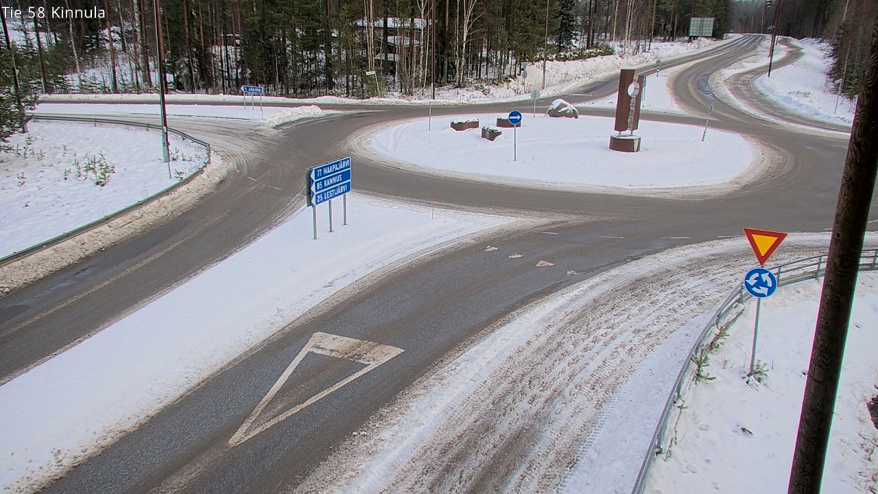 Weather Camera Image Väg 58 Kinnula, Kinnula, Keski-Suomi