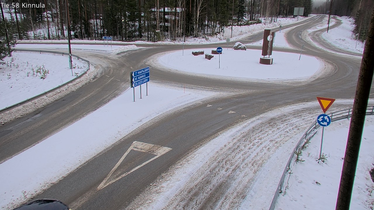 Weather Camera Image Väg 58 Kinnula, Kinnula, Keski-Suomi