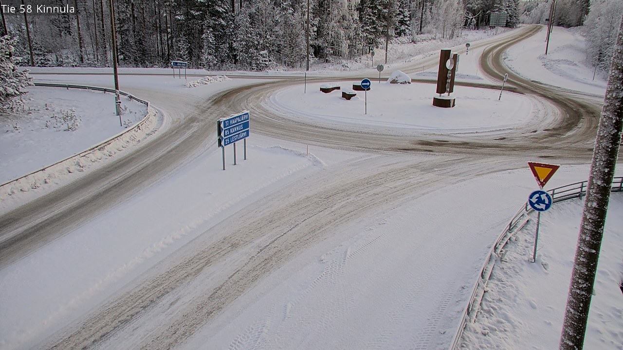 Weather Camera Image Road 58 Kinnula, Kinnula, Keski-Suomi