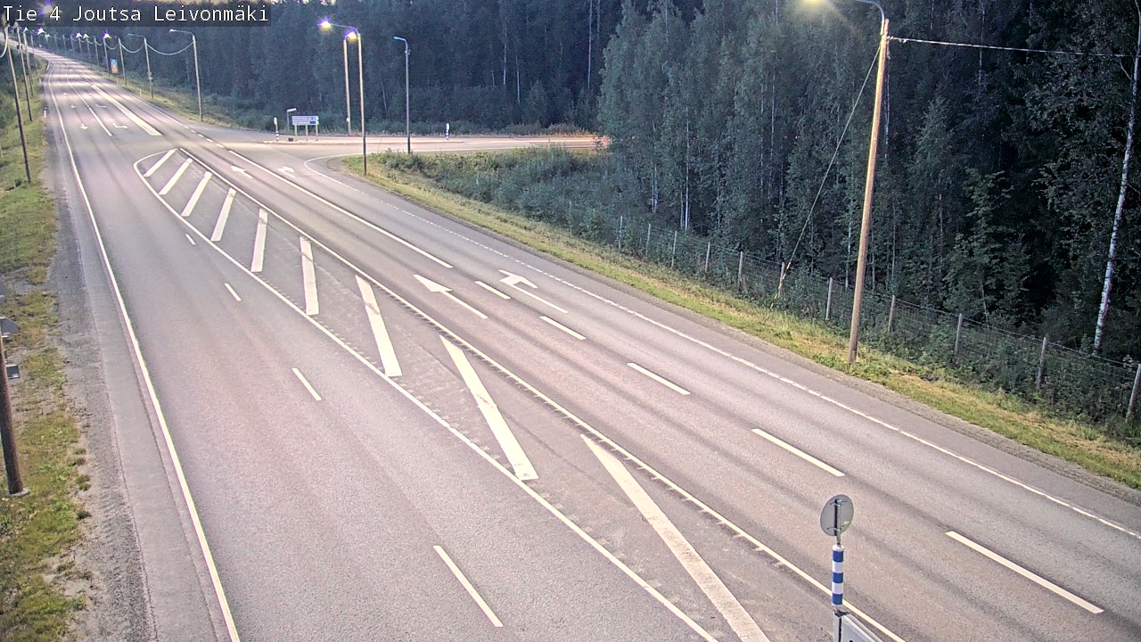 Weather Camera Image Väg 4 Joutsa Leivonmäki, Joutsa, Keski-Suomi
