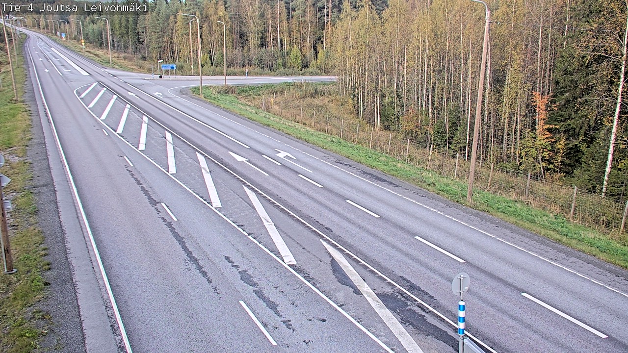 Weather Camera Image Road 4 Joutsa Leivonmäki, Joutsa, Keski-Suomi