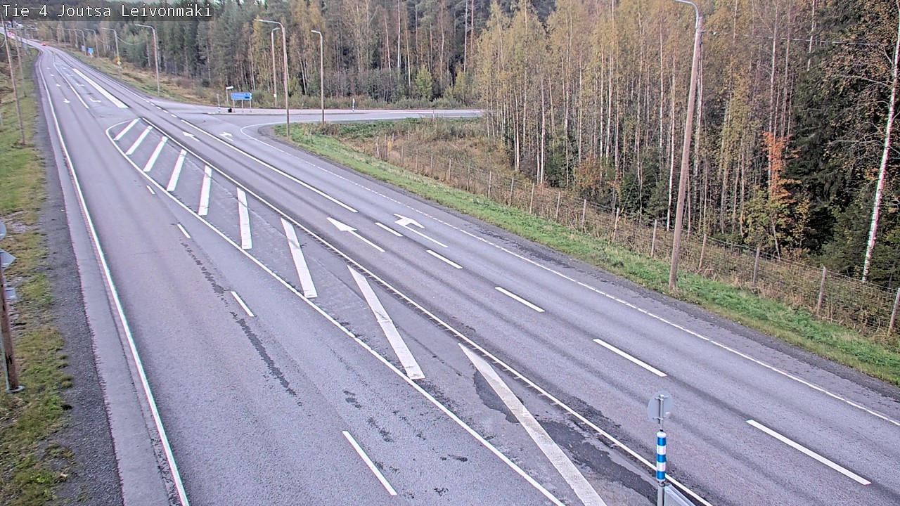 Weather Camera Image Road 4 Joutsa Leivonmäki, Joutsa, Keski-Suomi