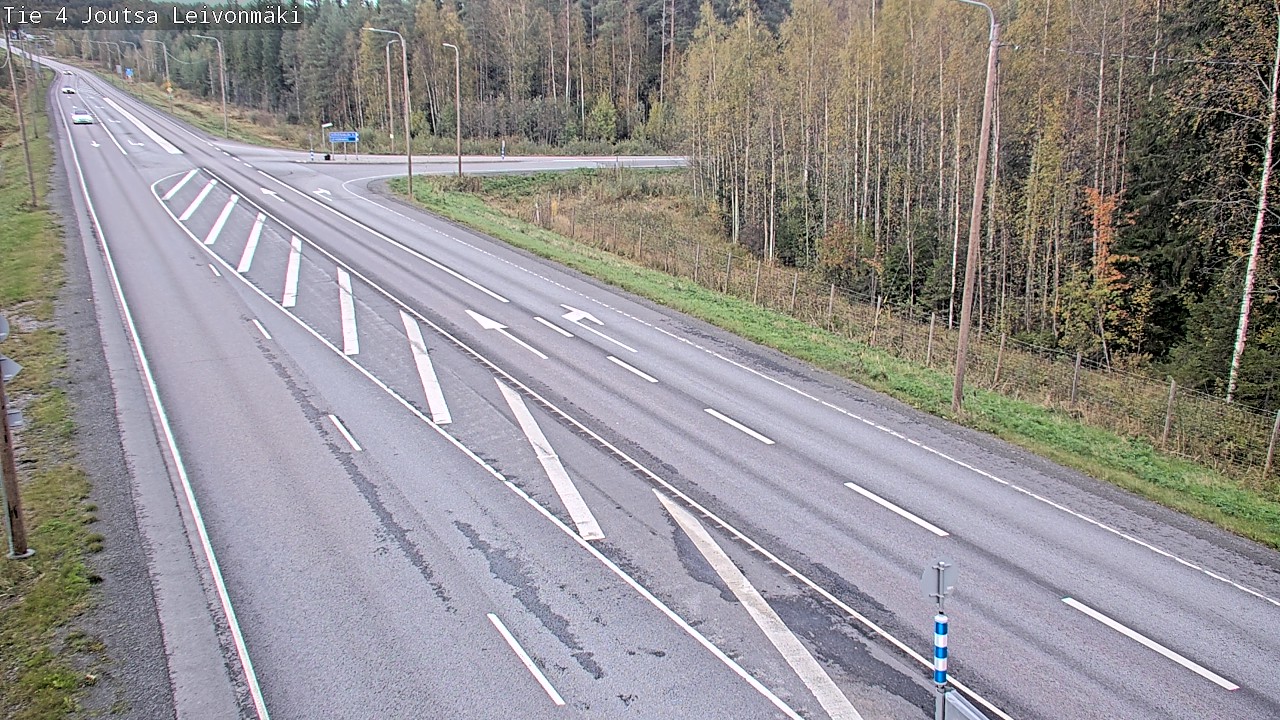 Weather Camera Image Road 4 Joutsa Leivonmäki, Joutsa, Keski-Suomi