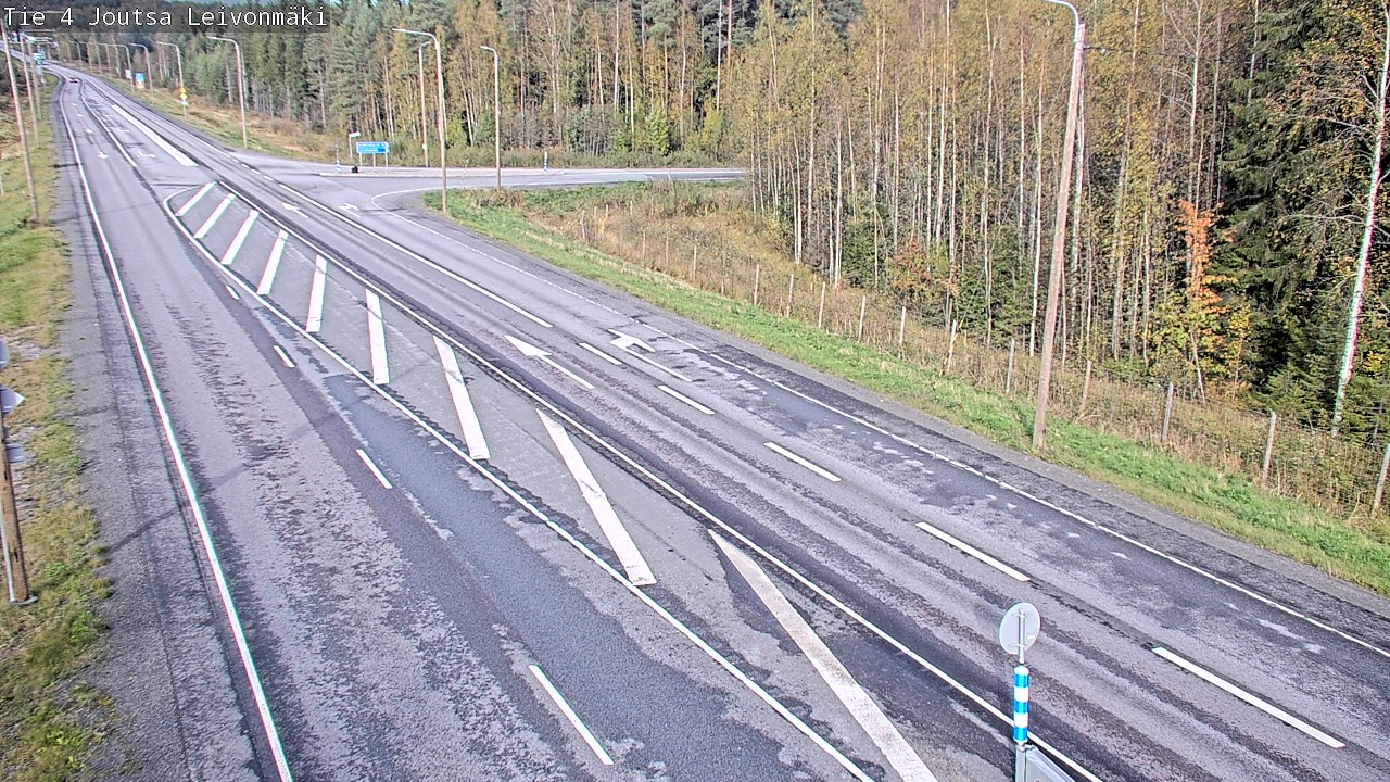 Weather Camera Image Road 4 Joutsa Leivonmäki, Joutsa, Keski-Suomi