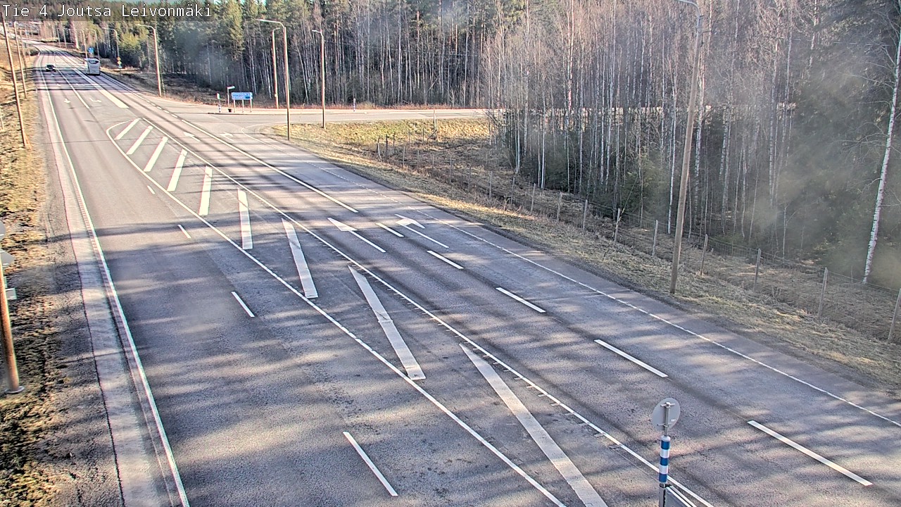 Weather Camera Image Road 4 Joutsa Leivonmäki, Joutsa, Keski-Suomi