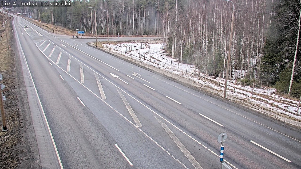 Weather Camera Image Road 4 Joutsa Leivonmäki, Joutsa, Keski-Suomi